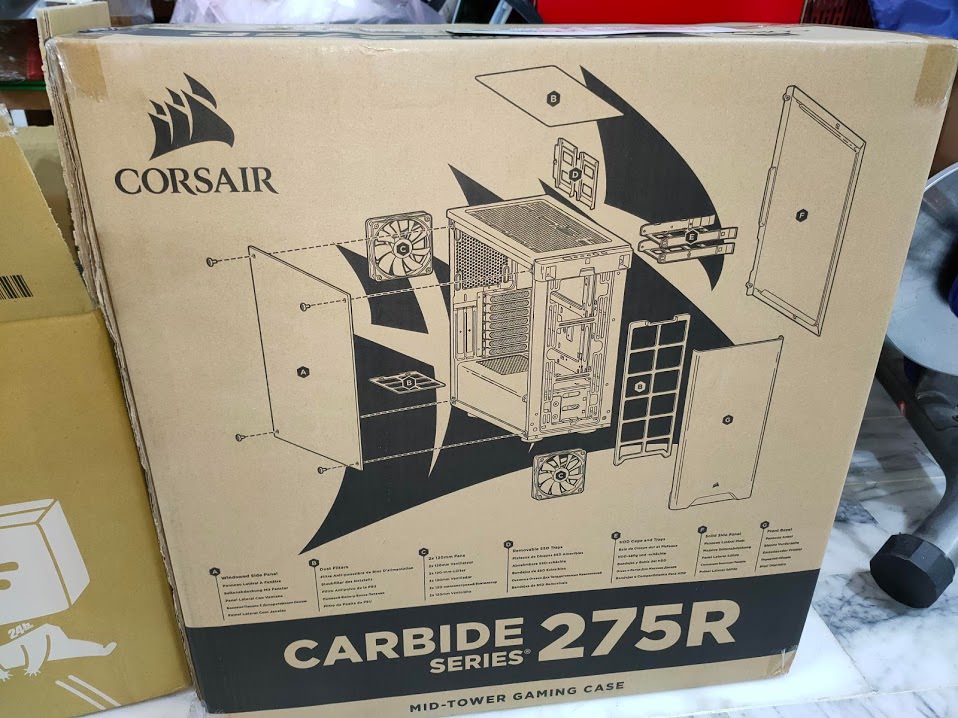 【開箱】海盜船Carbide 275R|ANTEC HCG 750|久違電腦主機更新 - 第2張圖 【開箱】海盜船Carbide 275R|ANTEC HCG 750|久違電腦主機更新