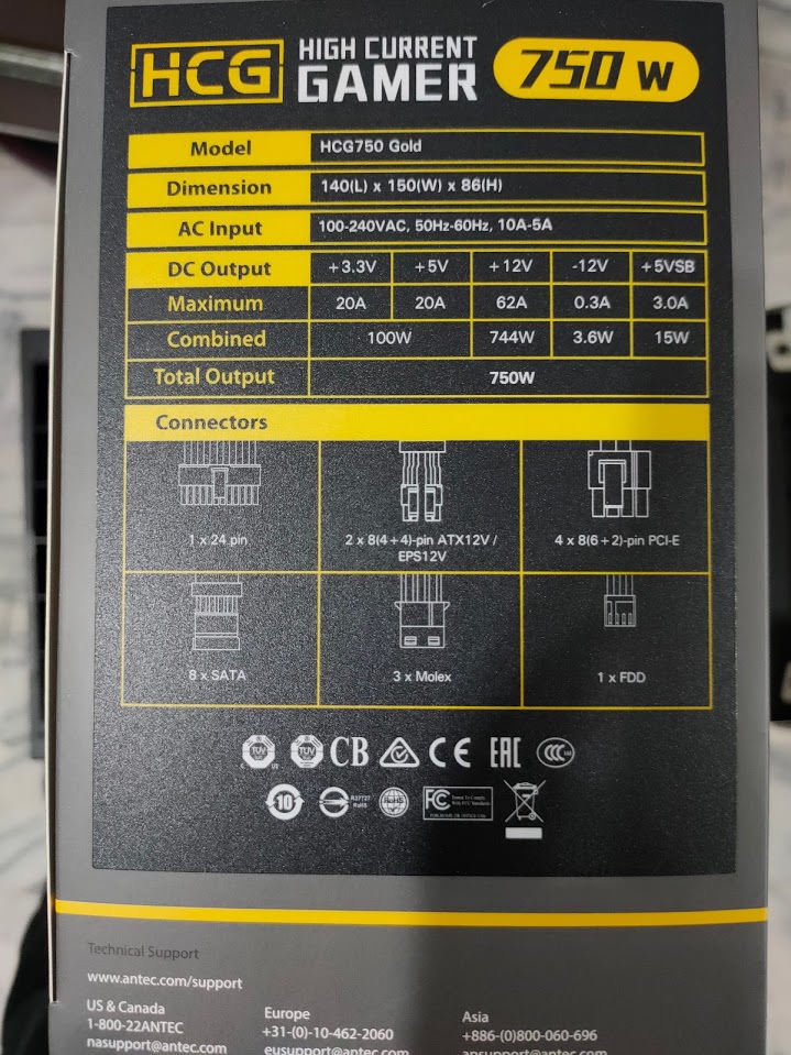 【開箱】海盜船Carbide 275R|ANTEC HCG 750|久違電腦主機更新 - 第19張圖 【開箱】海盜船Carbide 275R|ANTEC HCG 750|久違電腦主機更新