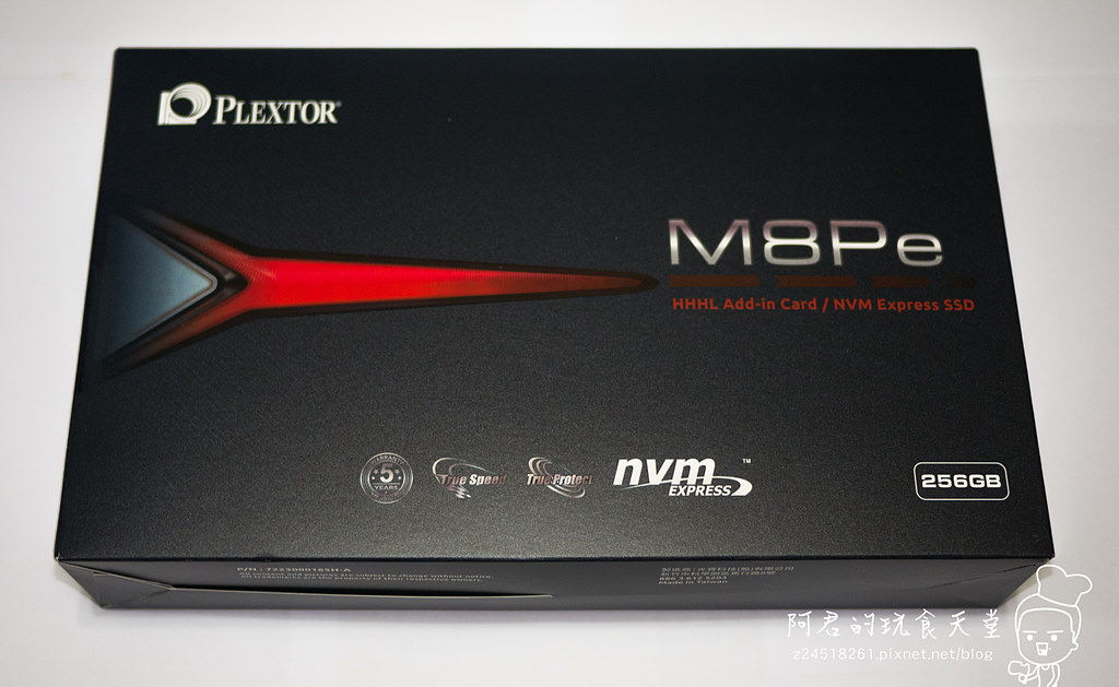 【開箱】讀取速度2000MB/S Plextor 電競風格SSD M8PeY 256GB 開箱、遊戲讀取測試 - 第2張圖 【開箱】讀取速度2000MB/S Plextor 電競風格SSD M8PeY 256GB 開箱、遊戲讀取測試
