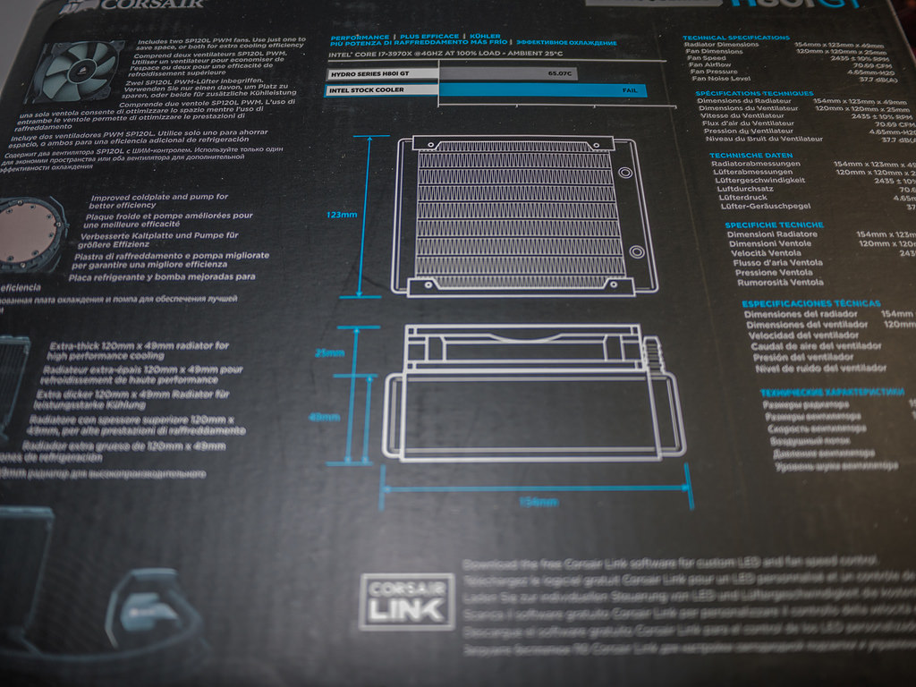 又粗又大的一體式水冷 海盜船H80i GT 開箱