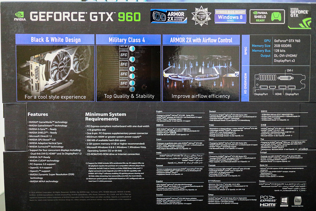 微星 白虎－GTX 960 2GD5T OC　開箱