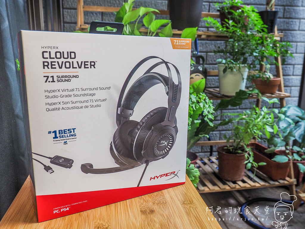 【開廂】HyperX Cloud Revolver 7.1｜還是老的好？搭配高階USB音效卡全新升級｜與耳機娘「黑葉娜娜」一同登場