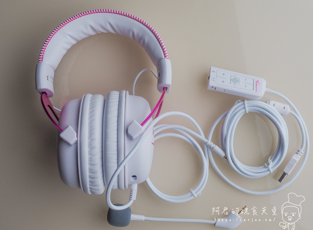 【開箱】經典不敗，復刻再臨！7.1聲道電競耳機入門首選HyperX Cloud II桃花粉