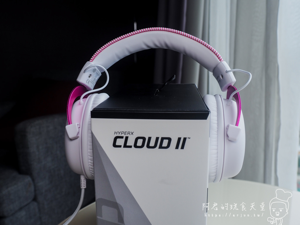 【開箱】經典不敗，復刻再臨！7.1聲道電競耳機入門首選HyperX Cloud II桃花粉