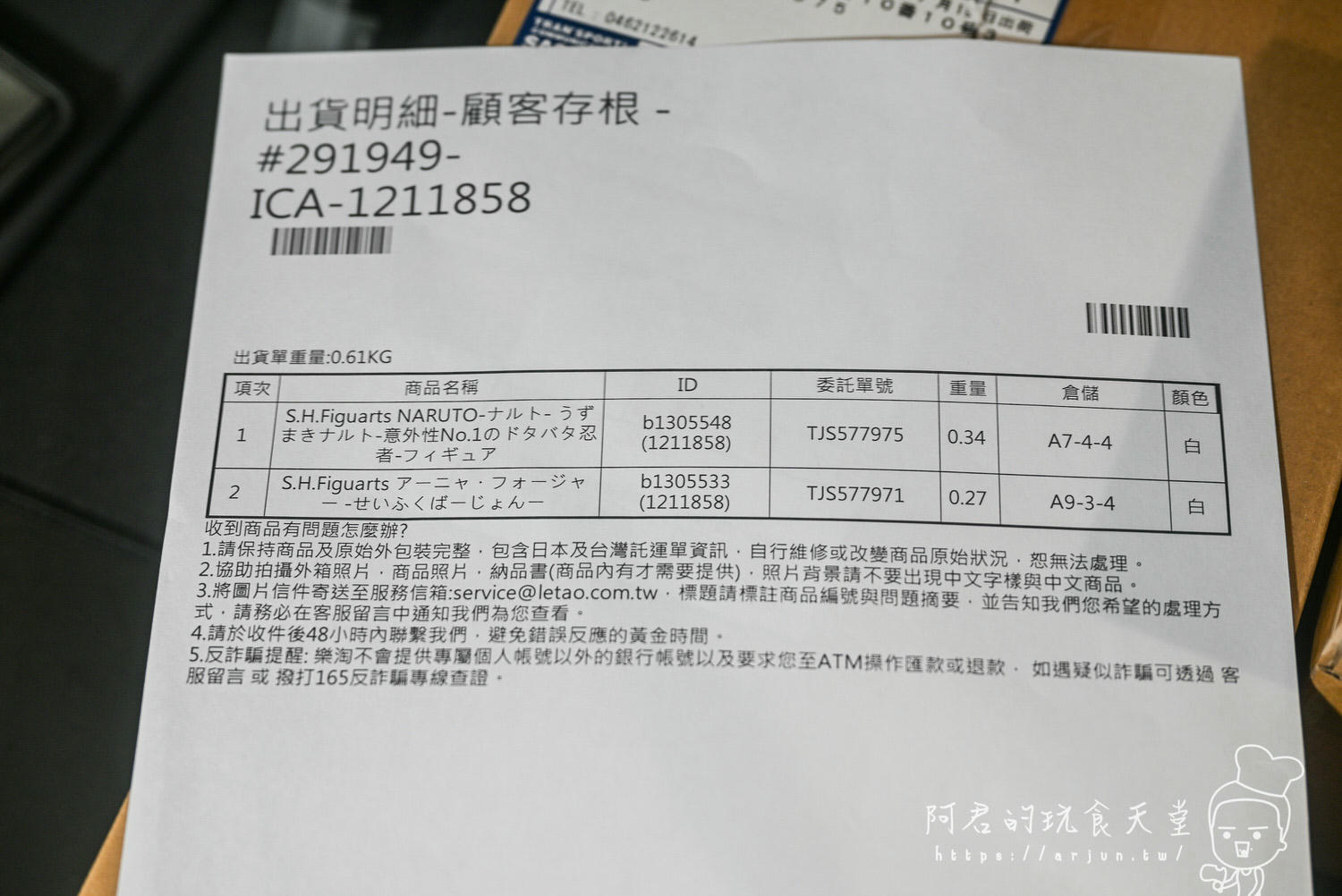 日本樂天代購不求人！【樂淘 Letao 購物教學】 輸入推薦碼還可回饋 200 元丨火影忍者、間諜家家酒_安妮亞_公仔開箱