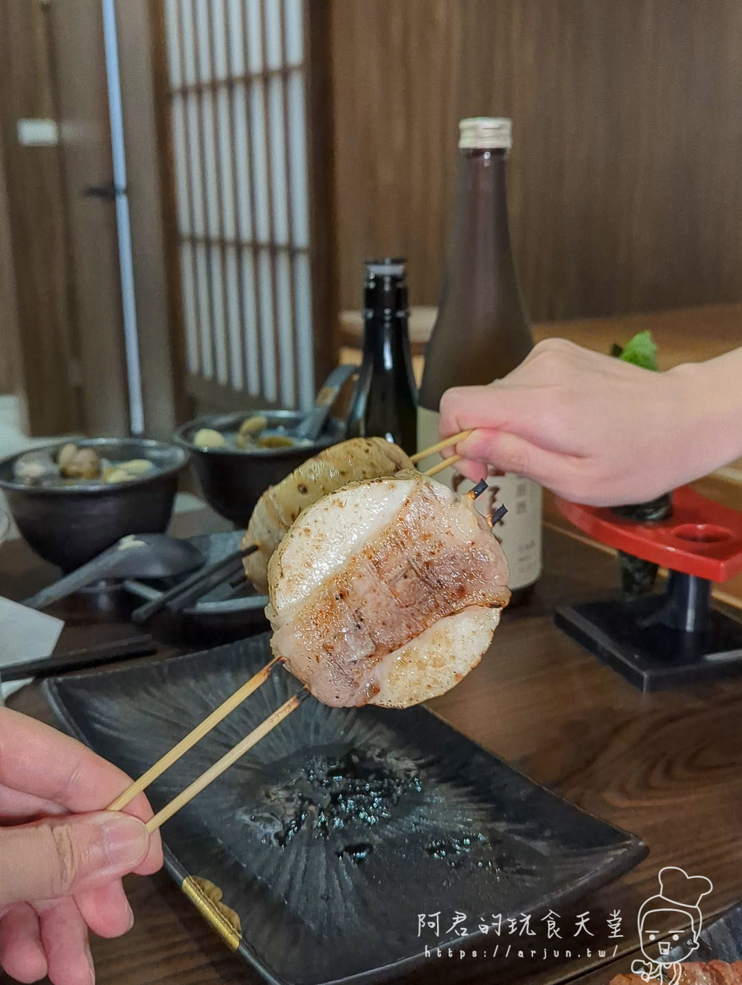 久酌居酒屋山藥豬肉捲