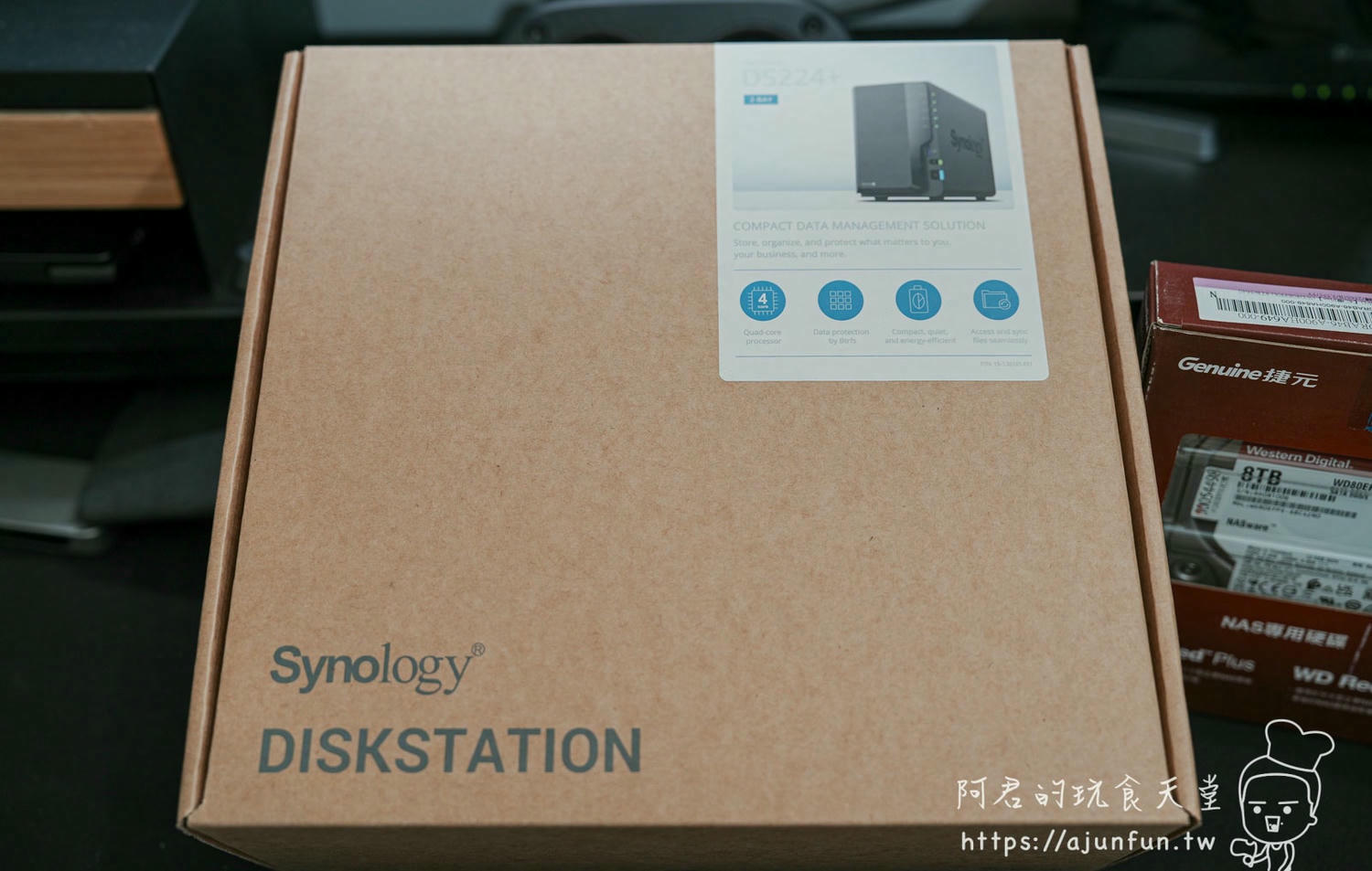 電腦、手機資料同步好麻煩?群暉Synology DS224+(2Bay/Intel/2GB) NAS 網路儲存伺服器,一鍵搞定:自動備份,資料安全不漏接!打造你的個人雲端空間 - 第2張圖