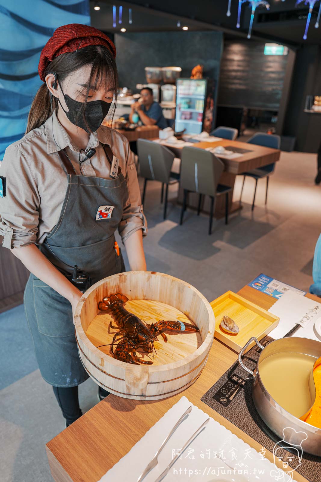 新竹火鍋活體海鮮推薦!餖煣海鮮鍋物,雙人海陸饗宴、活體波士頓龍蝦、生食級干貝,鮮度破表 - 第33張圖