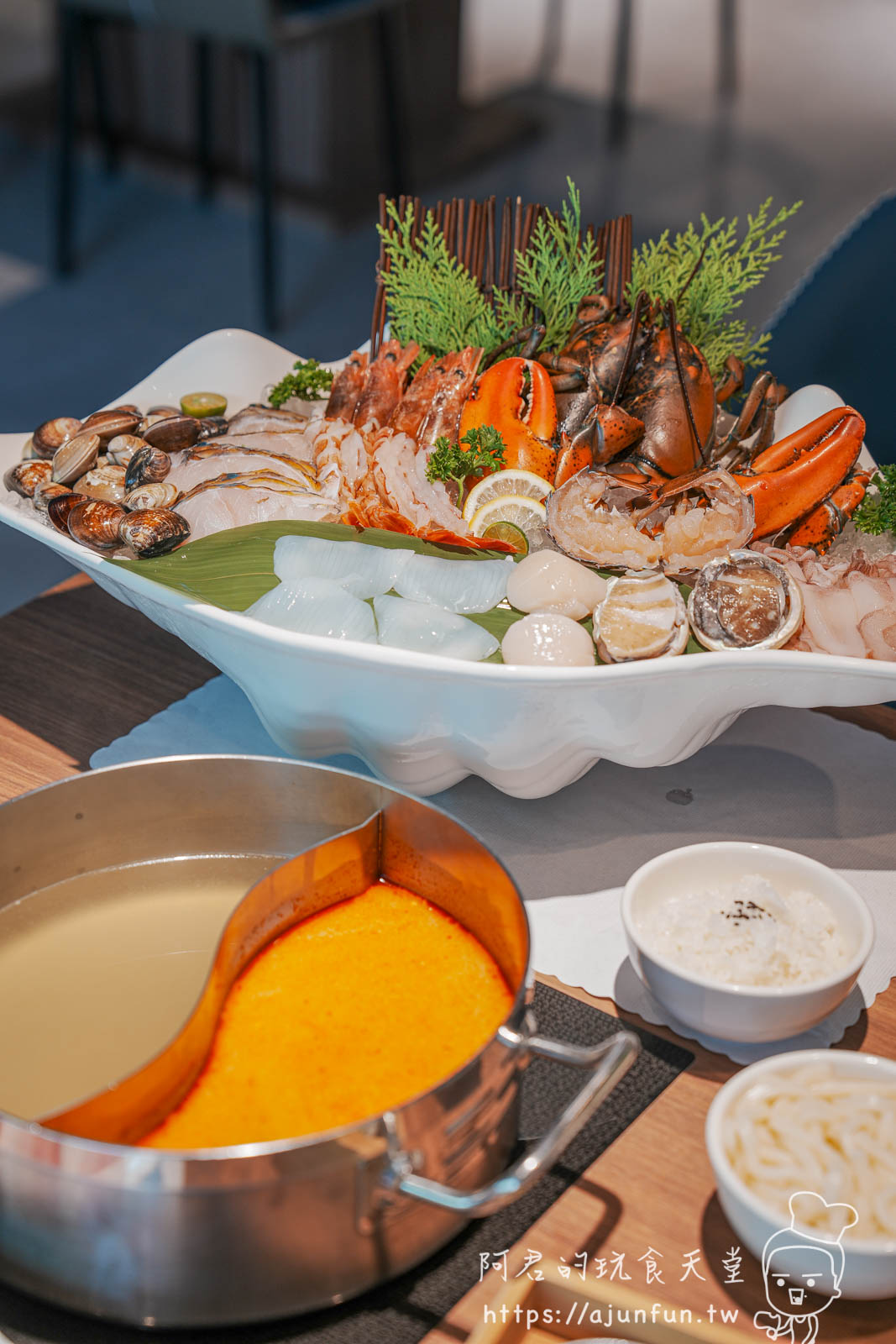 新竹火鍋活體海鮮推薦!餖煣海鮮鍋物,雙人海陸饗宴、活體波士頓龍蝦、生食級干貝,鮮度破表 - 第34張圖