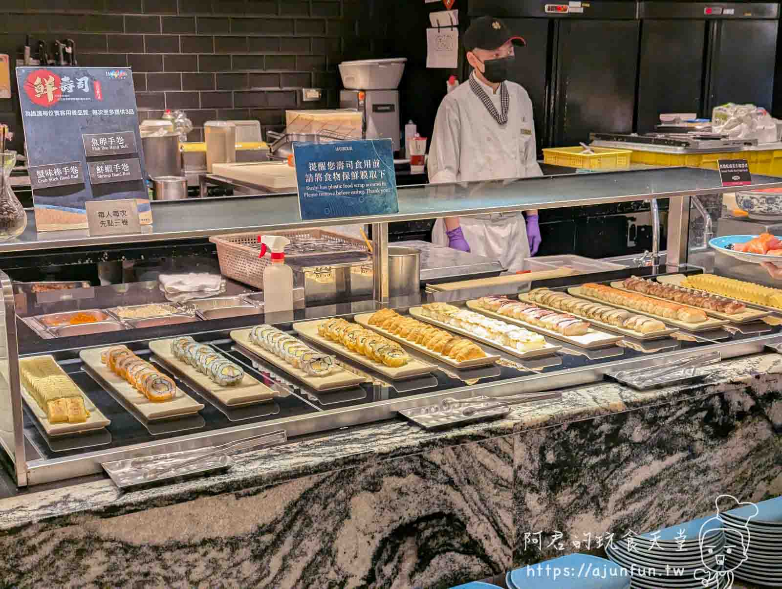 台中吃到飽推薦,漢來海港 台中店好吃嗎,超過 200 道菜色,生蠔、螃蟹、牛排無限享用!菜色、價格、用餐環境、壽星優惠 - 第12張圖