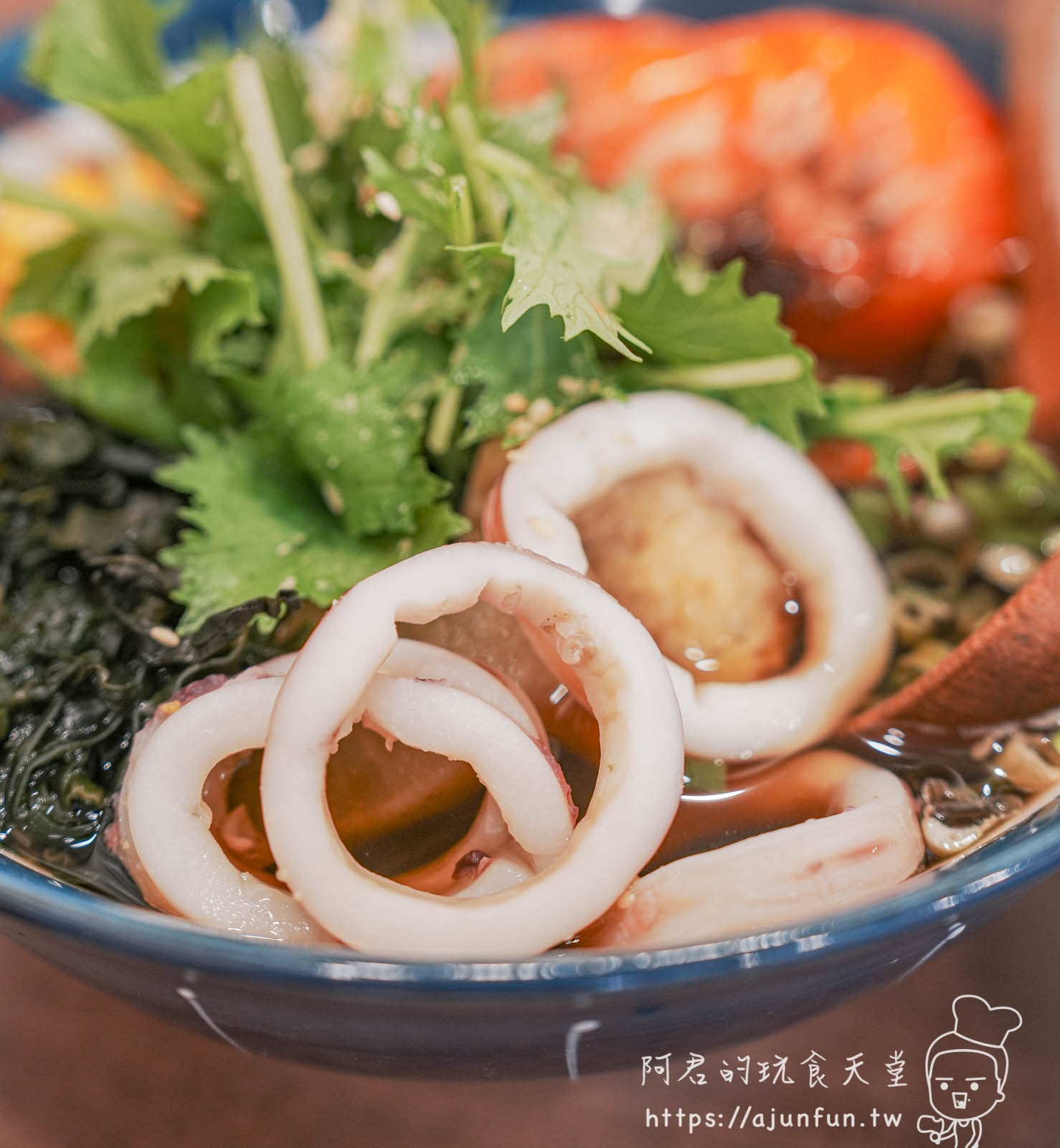 嘉義東區美食推薦,熊富手打烏龍麵:嚴選食材用心熬煮,海老天婦羅烏龍冷麵,海鮮上湯必點 - 第13張圖