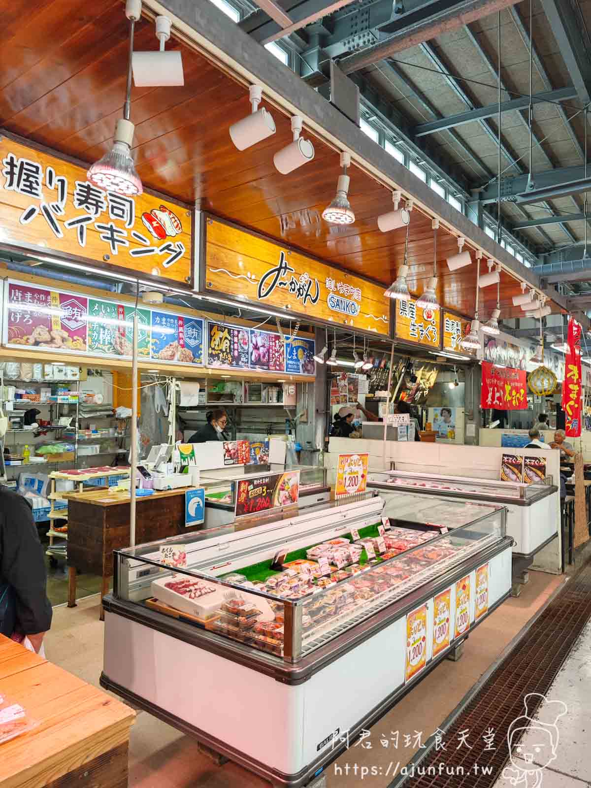 【沖繩那霸】泊港魚市場 (泊いゆまち) 美食攻略:鮪魚生魚片必吃!交通停車、營業時間、店家推薦 - 第11張圖