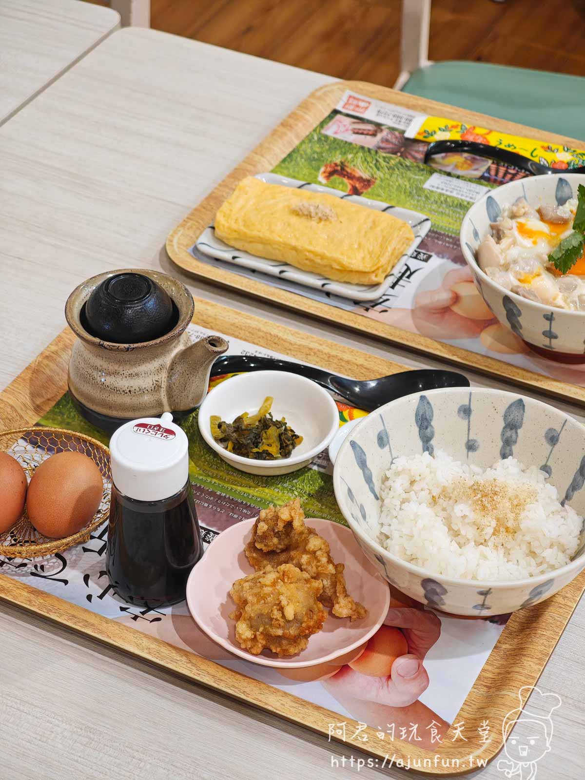 【沖繩永旺夢樂城】美食廣場,鳥玉Egg Farm,銷魂生雞蛋拌飯、玉子燒、天津飯 - 第7張圖