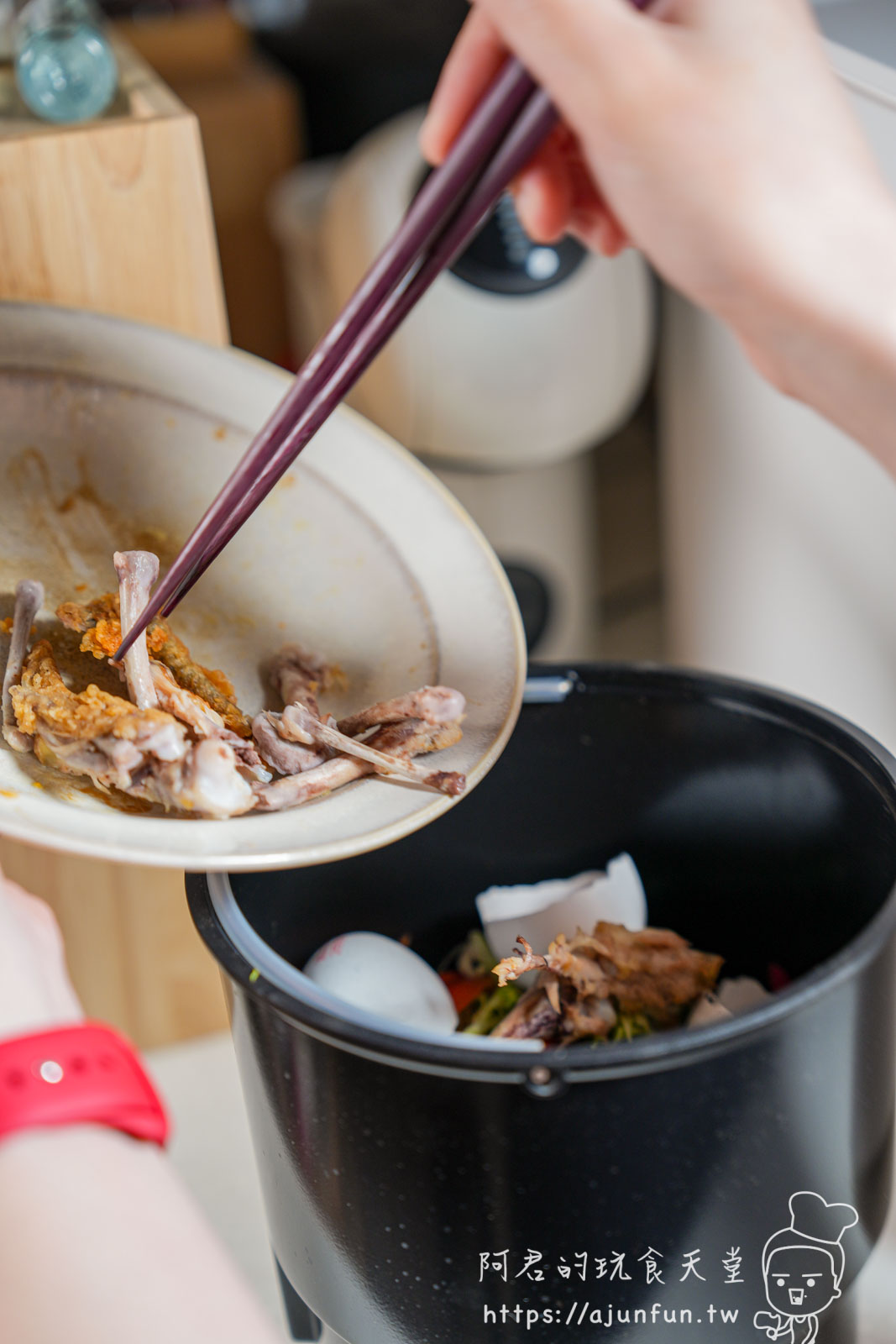 POLAR 除餘淨廚餘機開箱心得,粉碎、烘乾、除臭一機搞定,相見恨晚的廚房神器! - 第18張圖