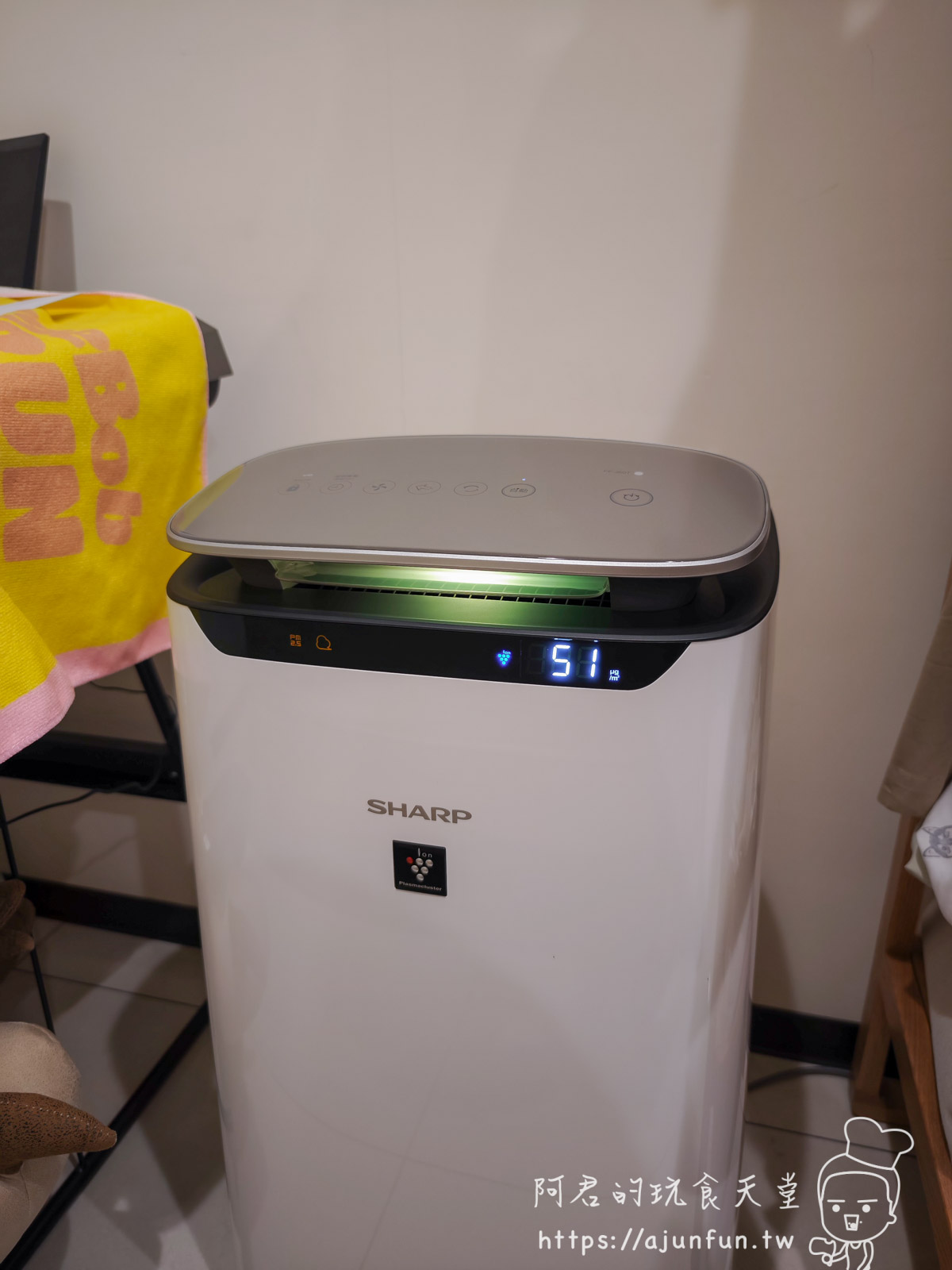 【2026空氣清淨機推薦】夏普 FP-J60T-W 開箱評測：為何我捨棄美型，選擇這台「看見呼吸」的性能猛獸？