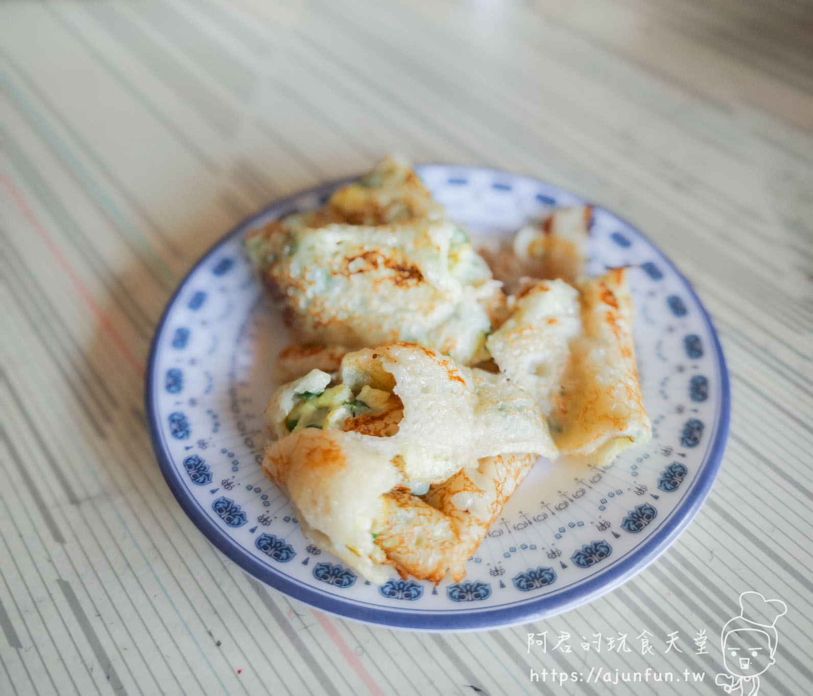 台中北區美食，健行路無名早餐，連招牌都沒有的傳奇老店！阿公手作粉漿蛋餅，在地人激推的古早味