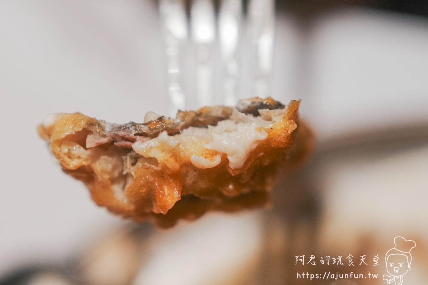 義大利餃內餡特寫：牛菇菌+黑松露顆粒