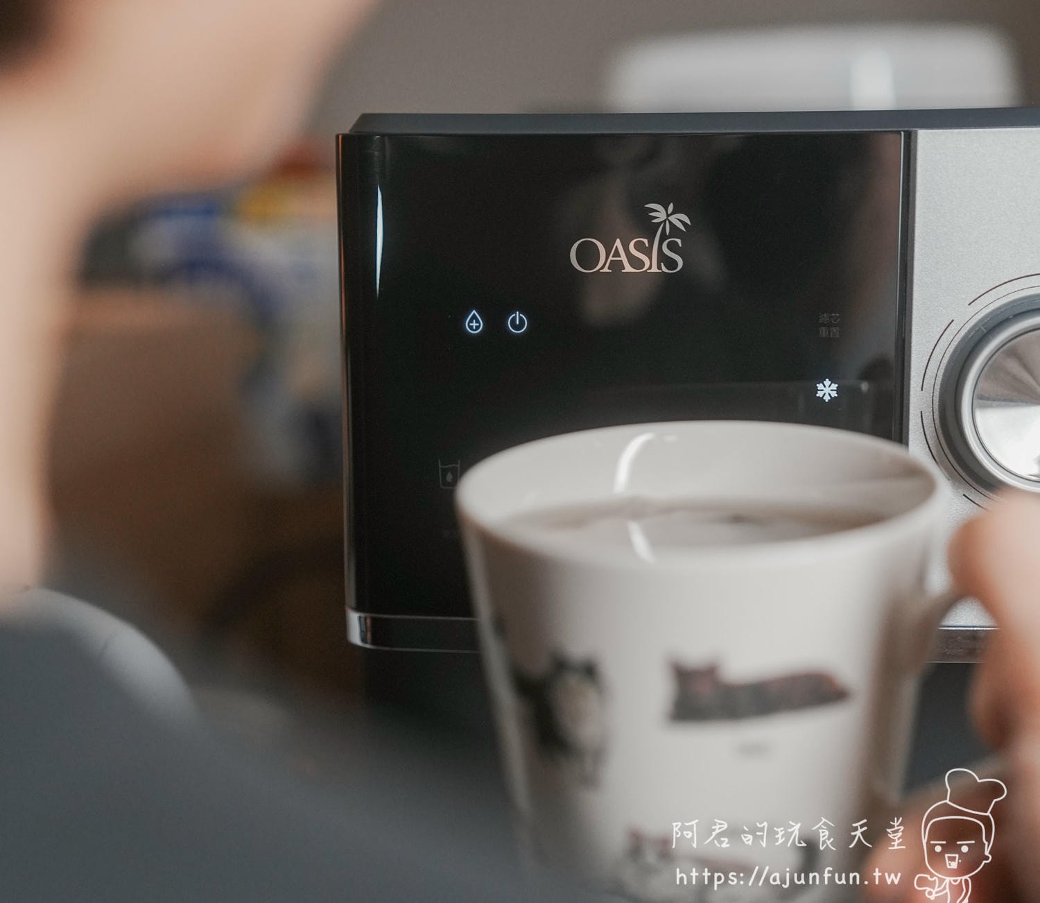 OASIS 冰河機開箱｜IF-301A 免安裝 RO 飲水機，14段溫控＋壓縮機真冰水