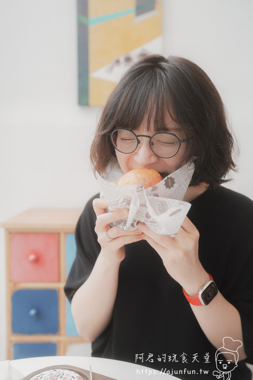台中西區｜老陳小圓法漢堡｜法國麵包配方手作漢堡 $200 有找，國美館巷弄慢食早午餐