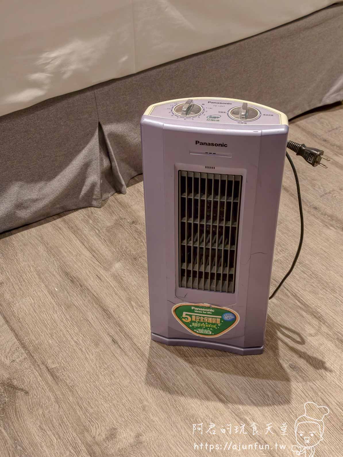 Panasonic 暖風機，冬天加強保暖小幫手