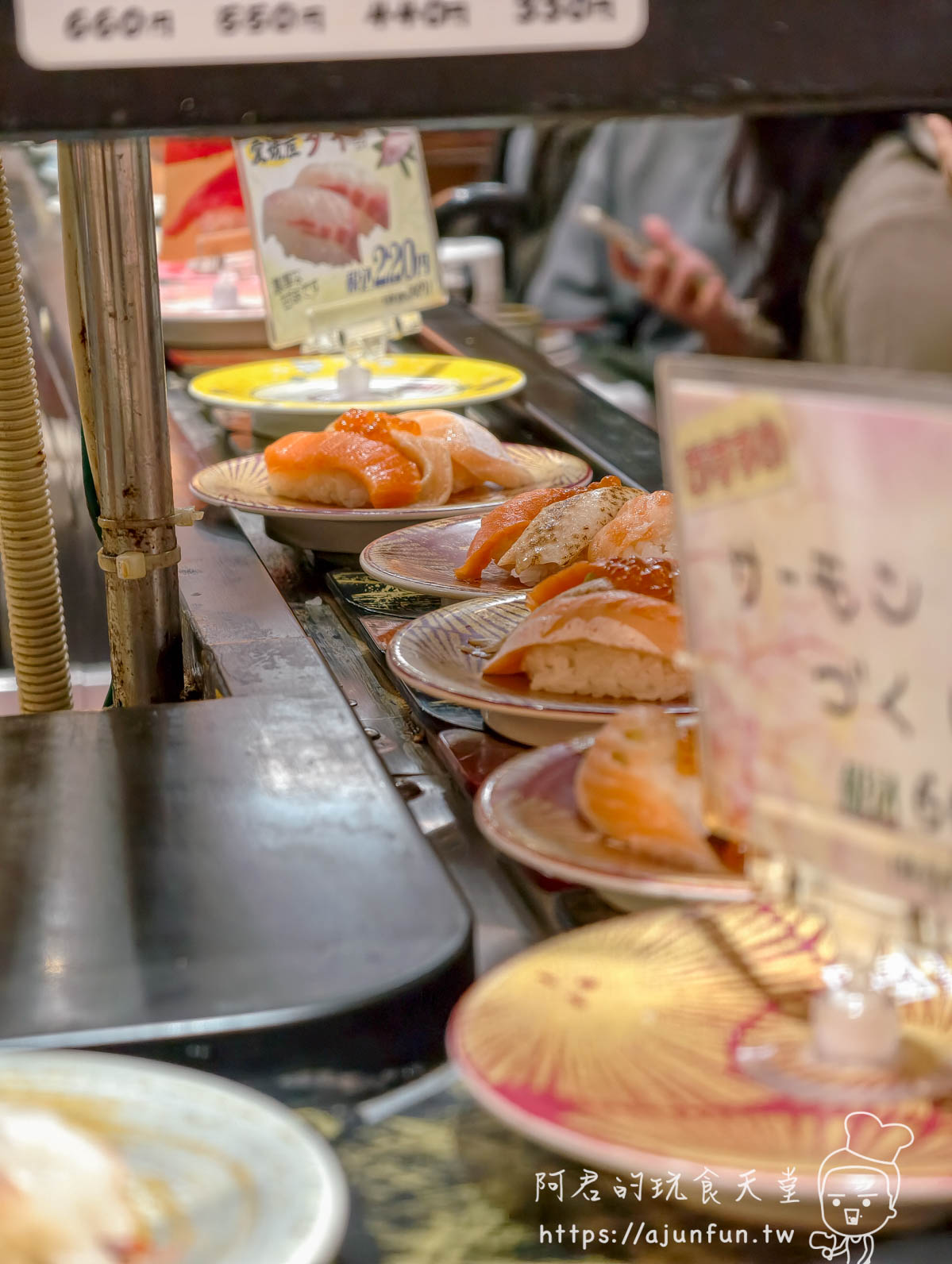 成田機場美食｜元祖壽司 T2 手握迴轉壽司，¥159 起兩人不到 5,000 円吃到撐