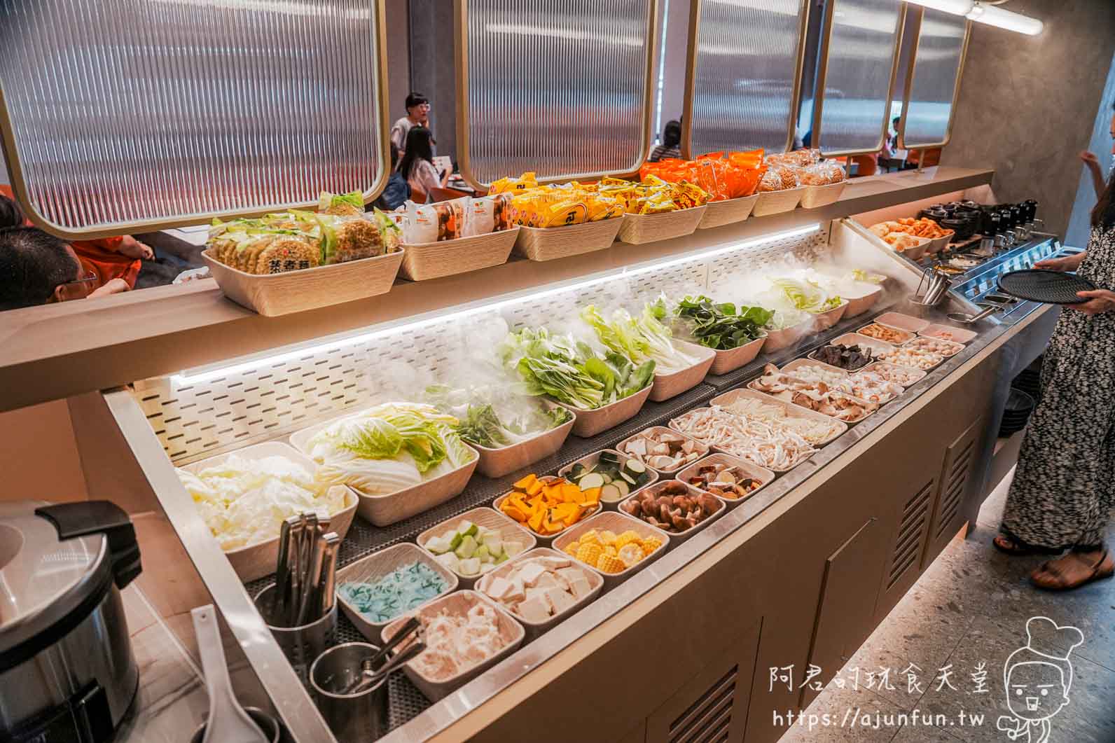 桔日鍋物 自助吧 蔬食拼盤