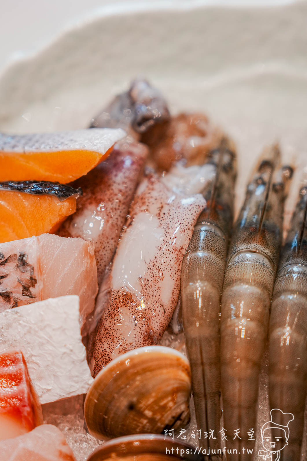 桔日鍋物 極致海藏 鮭魚生切片