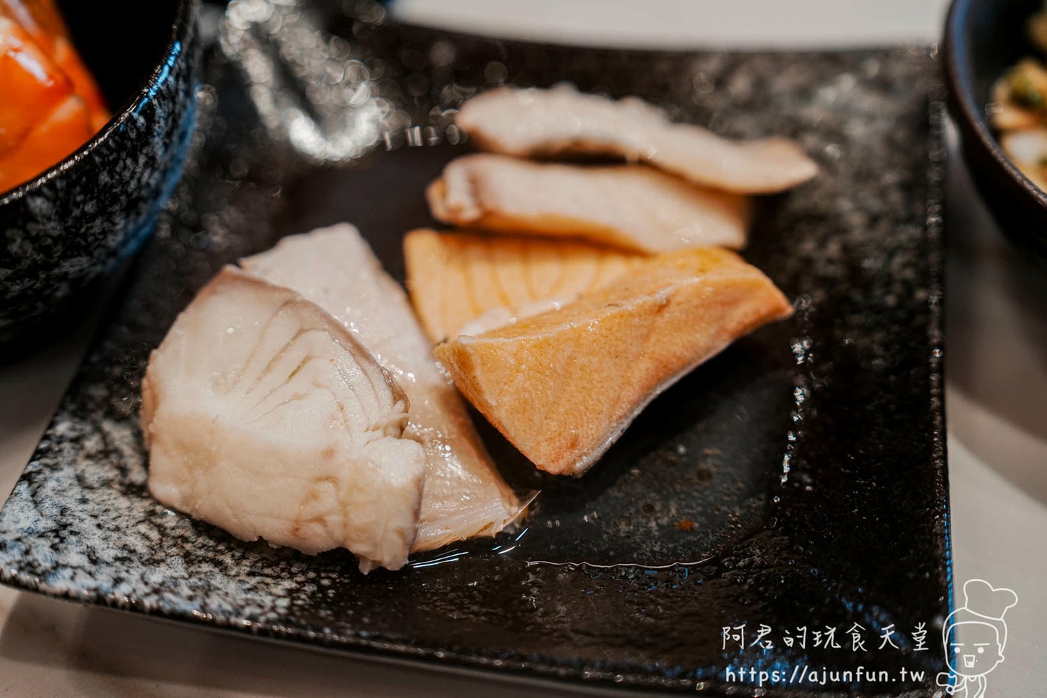 桔日鍋物 鯛魚切片 鮑魚