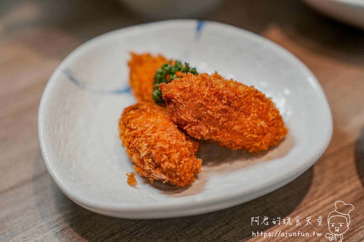 麵屋誠真家 炸牡蠣 日式麵包粉 酥炸 副餐 沙鹿拉麵 必點推薦 唐揚