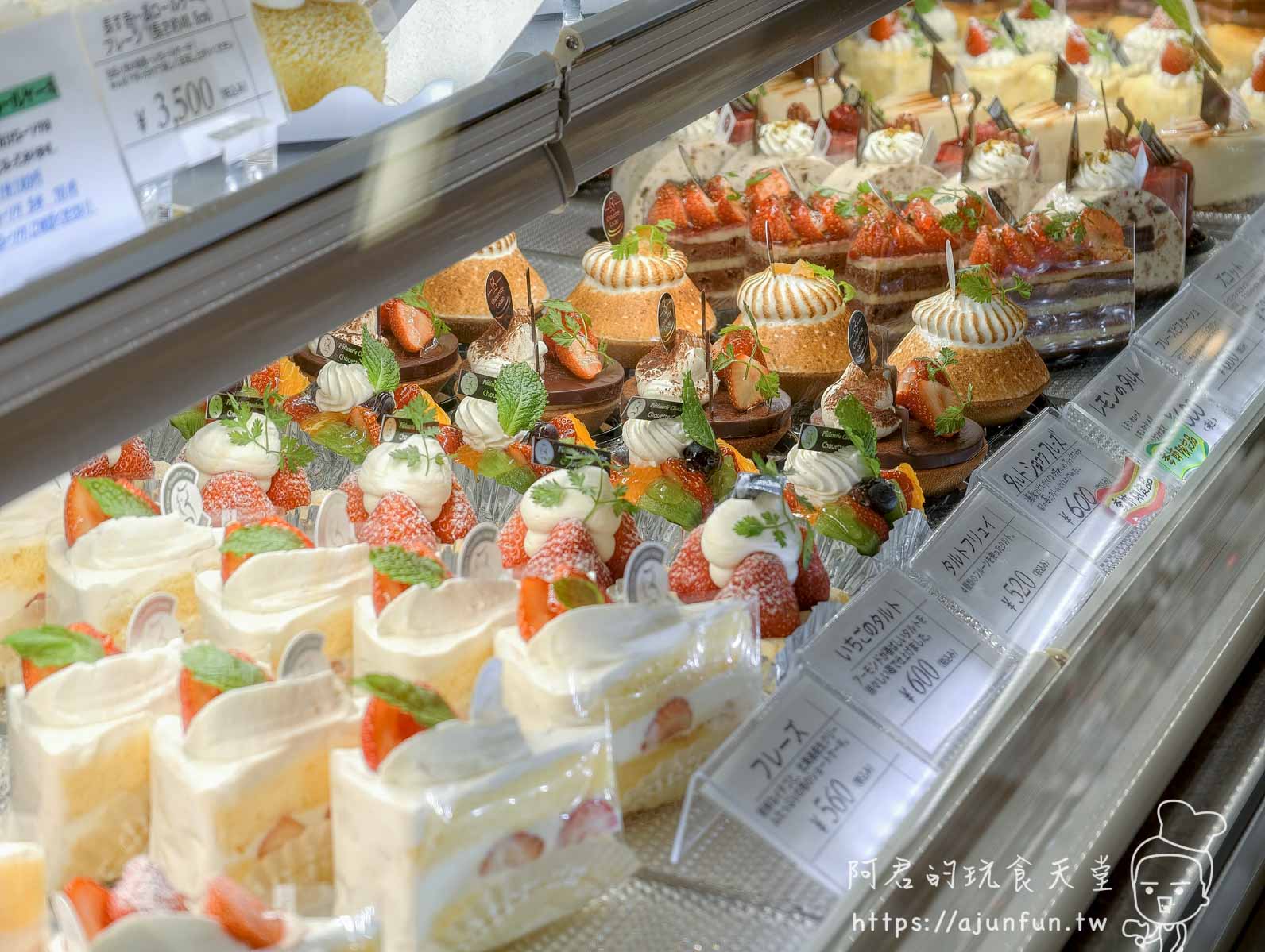 Chouette Cacao 函館 冷藏展示草莓鮮奶油蛋糕切片フレーズ與いちごのタルト - 阿君的玩食天堂