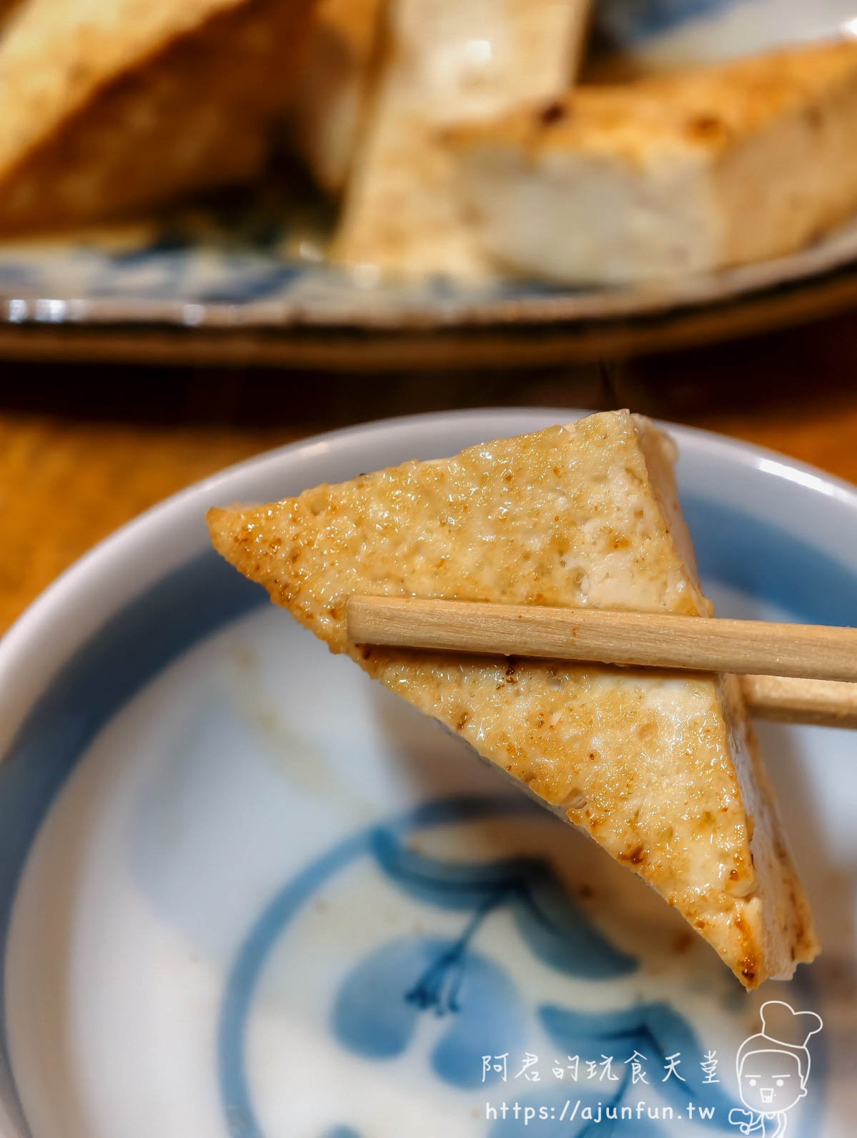 百万石豆腐奶油燒夾取特寫