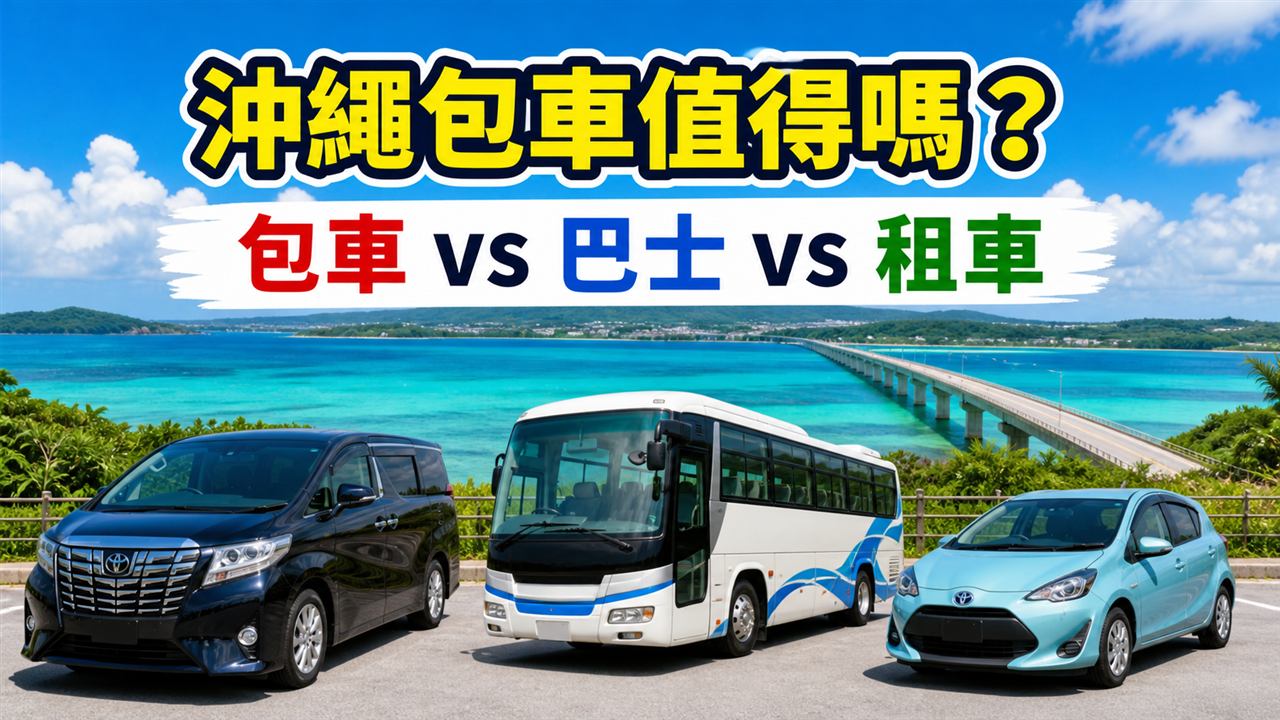 沖繩包車觀光巴士租車比較