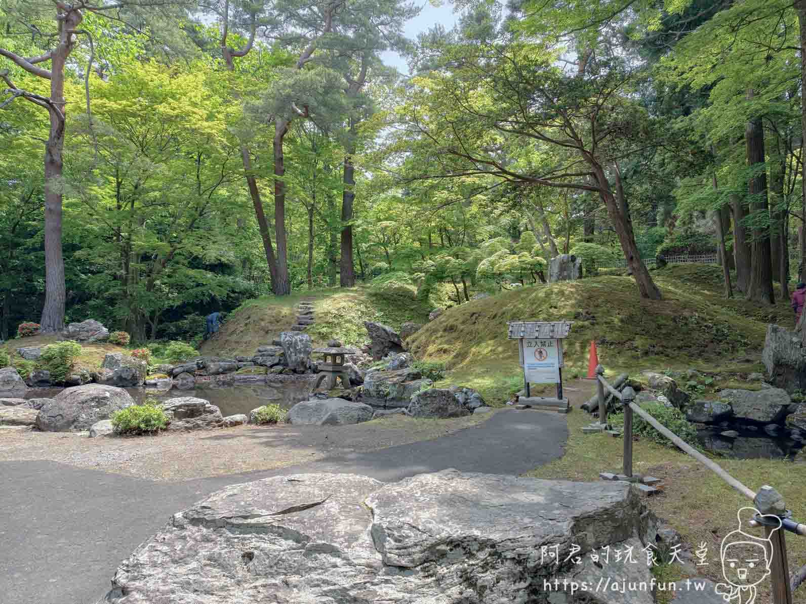 香雪園 日式庭園水池與石燈籠造景 - 阿君的玩食天堂